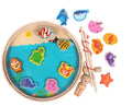 Magnetic Wooden Fishing Game