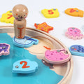 Magnetic Wooden Fishing Game