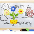 Wooden children's magnetic puzzle imposition