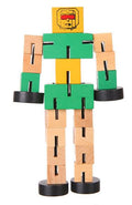 Articulated Wooden Robot Friend - Creative STEM & Sensory Toy
