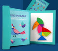 Children's Wooden Magnetic Tangram Educational Toy